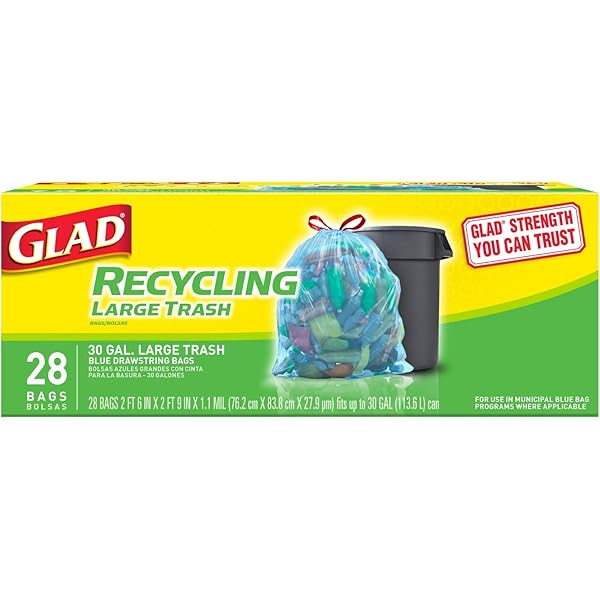 glad recycling bags