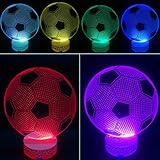 3d IllusionスポーツボールNight Light ブラック NTL230