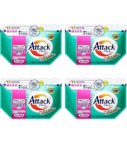 アタック　バイオパワー　粉末　詰め替え　20点 Amazon.co.jp: アタック 高活性バイオパワー つめかえ用 810g