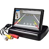 OBEST 4.3インチ ツインモニター 4系統 映像入力 自動切替え 2画面 オンダッシュモニター サブモニター バックカメラ カスタム 12V/24V