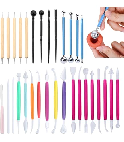 Set Di 4 Strumenti Per Torta Di Fondente Con 8 Dimensioni - Palle Modellabili In Acciaio Inox E Gomma Per Decorazione Cake Design