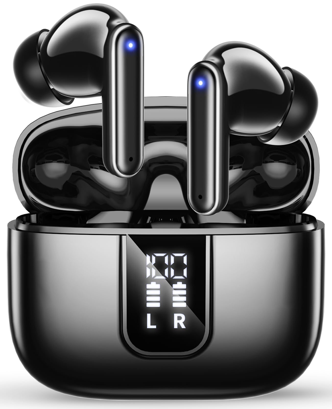 イヤホン bluetooth ワイヤレスイヤホン Aetyt ブルートゥースイヤホン ぶるーとぅーす イヤフォン 無線 接続瞬時 Hi-Fi Type-C急速充電 小型/軽量 LEDディスプレイ搭載 WEB会議/運動/ゲーム/テレワーク/通学/通勤/