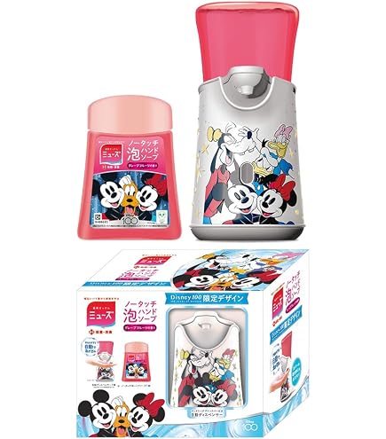 Amazon.co.jp: ミューズ ノータッチ泡ハンドソープ ミッキーデザイン