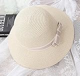 ストローハット リボンハット 全8色 【大人】ラベンダー 【5点】