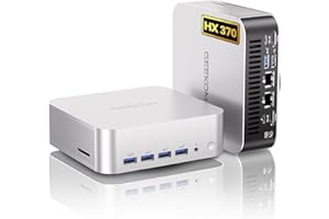 【2025新型・AI加速】GEEKOM A9 MAX AI ミニpc 世界最強のAMD Ryzen AI 9 HX 370搭載「128GB RAM+16TB SSD（最大拡張可能）」｜4画面8K出力（USB4×2とHDMI2.1×2)｜2.5G LA