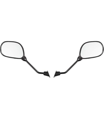 Amazon | ヤマハ スクーター用楕円 汎用バックミラー左右セット / 逆
