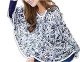 授乳ケープ 授乳ポンチョ　授乳カバー　授乳服 妊娠　出産　授乳用　多機能 肌に優しい 360度安心　授乳ケープ　マタニティウェア　ボーダートップス　フリーサイズ　6色選べる　普段着にも使える (グレー