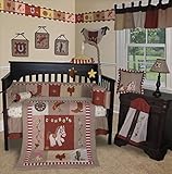 SISI Baby Bedding -Western Cowboy 14 PCS Crib Bedding Set incl. Lamp Shade by Sisi