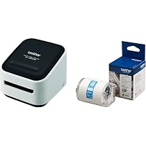 Amazon.co.jp: ブラザー 感熱カラーラベルプリンター VC-500W + 感熱 