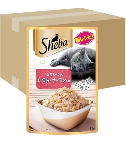 Amazon.co.jp: シーバ リッチ ウェット 成猫用 お魚に蟹かま添え 35g