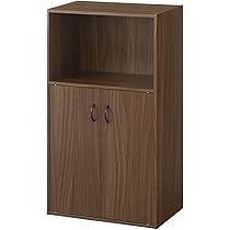 Amazon｜ぼん家具 カラーボックス 扉付き 3段 幅42×奥行29.1×高さ89.2