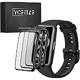 YOFITAR for Huawei Band 7 フィルム/HUAWEI Band 6フィルム HUAWEI スマートウォッチ Band 7/HUAWEI スマートウォッチ Band 6 用3D曲面カバー 全面保護 HUAWEI Band 7/HU
