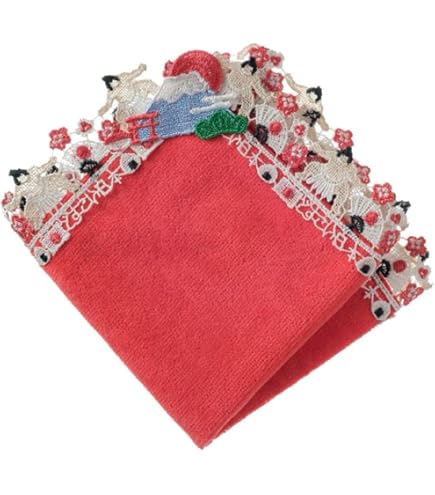 Amazon.co.jp: 近沢レース タオルハンカチ ポップコーン 2枚セット