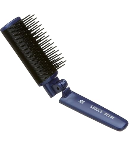 Amazon | TORMEN 折りたたみ式携帯ヘアブラシ、取り外し可能なミラー