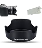 Amazon | JJC EW-60F 可逆式 レンズフード Canon R7 / R10 + RF-S 18