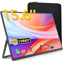 Amazon.co.jp: モバイルモニター 15.6インチ 保護ケース付き Vimonic