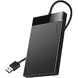 UGREEN 2.5インチ HDD ケース HDD/SSD ケース 【USB 3.0接続規格】 USB A SATA 3.0 2.5型 外付けケース UASP対応 5Gbps高速転送速度 6TB容量 9.5mm/7mm HDD/SSD対応 ハードディ