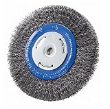 Mercer Industries 183010 Crimped Wire Wheel, 6" x 3/4" x (1/2", 5/8") [並行輸入品]