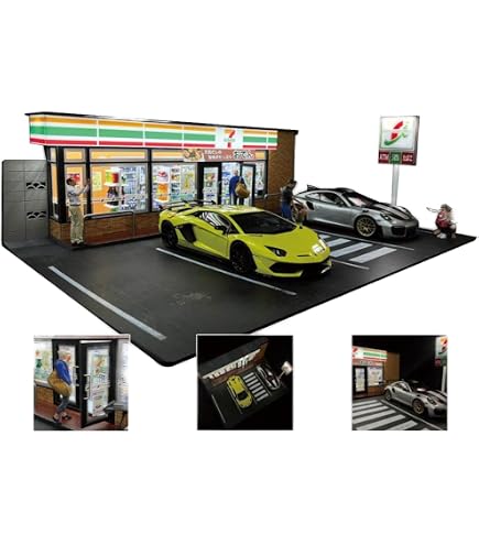 Amazon.co.jp: プレイバディ カーリペアショップ、1/18スケール