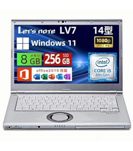 Amazon.co.jp: 【整備済み品】 パナソニック Let's note CF-LV7