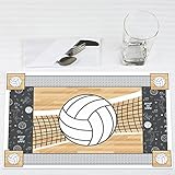 バンプ、セット、スパイク – Volleyballベビーシャワーまたは誕生日パーティープレースマット – 12のセット