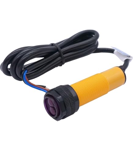 Taiss/ 2Pcs M18 Proximity Sensor NPN NO（Normally Open） 6-36VDC
