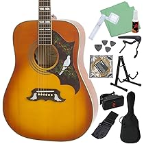 エピフォン　DOVE アコースティックギター Amazon | Epiphone DOVE Studio(DOVE Pro) Violinburst ダブ