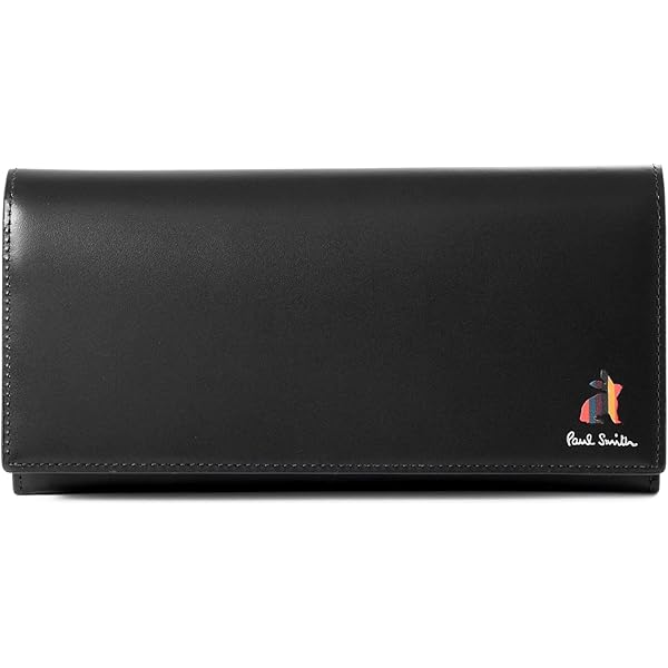 Amazon | マーケトリー ブライトストライプ ラビット 長財布 ブラック