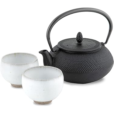 湯飲み12個と急須のセット 幹山精製 木箱付き 茶器セット急須日本茶用品中国茶陶器贈答用湯呑み和風禅茶壺