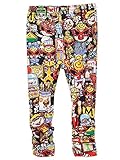 (マイファーストヒステリック) MY FIRST HYSTERIC オーガニックフライス HYSTERIC TOYLAND総柄 10分丈パンツ 90cm ブラック