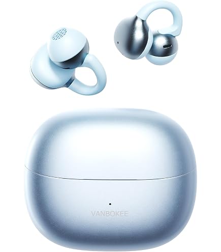 Amazon.co.jp: 【VANBOKEE】 H15 イヤーカフ型 ワイヤレスイヤホン