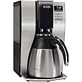 Mr. Coffee コーヒーメーカー プログラム可能なコーヒーマシン 自動停止機能付き 10カップ ステンレススチール