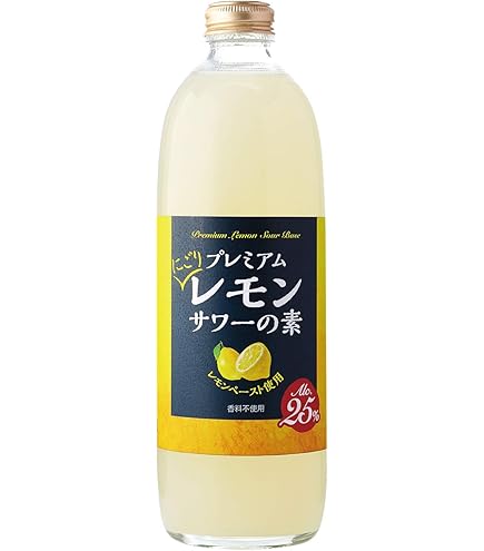 Amazon.co.jp: 山の壽酒造 檸檬 れもん 国産レモンサワーの素 1800ml