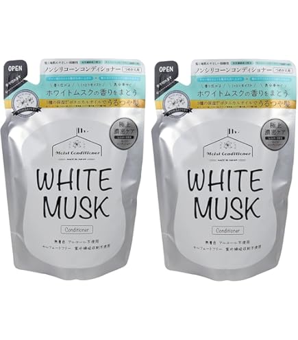 FUJI JAPAN ホワイトムスク 詰め替え用 400ml ノンシリコン