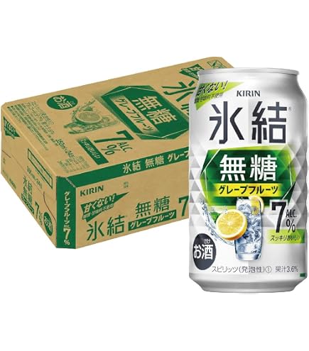 Amazon.co.jp: キリン 氷結 無糖レモン Alc.7% 350ml×24本(1ケース