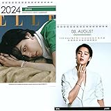 ジミン 卓上 カレンダー (写真集 カレンダー) 2024~2025年 (2年分) + ステッカーシール [12点セット] 防弾少年団 K-POP グッズ