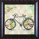 アート効果Ride 2 Framed壁アート レッド A15157