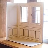 Amazon 1 3スケールドールハウス簡単背景窓のある部屋 ハウス おもちゃ Amazon 1 3スケールドールハウス簡単背景窓のある部屋 ハウス おもちゃ