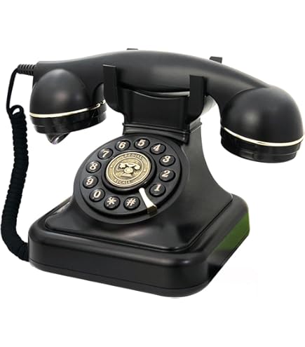 Vntage Landlne Phone Push Button House Phone Wth Cord 1980's Telephone N Orgnal Box Wth