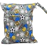 MSsmart (TM) Waterproof PUL Durable Designer Baby Cloth Diaper Laundry Wet and Dry Bags Multipurpose
