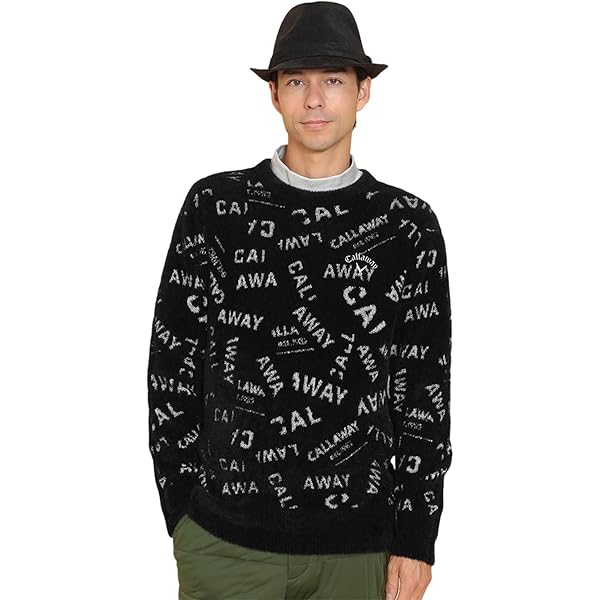 Amazon | アドミラル ゴルフ 長袖 クルーネックセーター ランニング