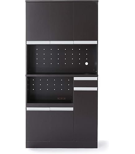 Amazon｜アイリスオーヤマ キッチンラック 食器棚 棚 収納棚