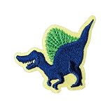 パイオニア 恐竜シルエットワッペン（スピノサウルス） アイロン接着OK