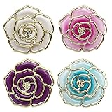 TOOGOO 4 x折りたたみ式財布フックハンドバッグ表フックホルダー形状バッグハンガーフック1.77 X 3.54in