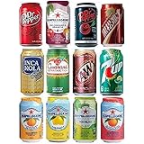 Amazon パターンe 海外炭酸飲料 6種2本づつ12缶セット 種類は選べません ドクターペッパー ドクターペッパーチェリー セブンアップ ガラナ チェリーコーク ルートビア クリームソーダ サンペレグリノ ノーブランド品 炭酸飲料 通販