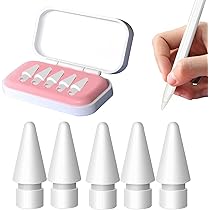 Amazon | 5個Apple用ピンク収納ボックス付き鉛筆チップApple