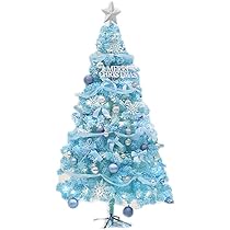 カラフルな人工クリスマスツリー Amazon.co.jp: 7フィートの人工レッドクリスマスツリー