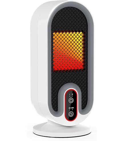 Amazon | 2025 セラミックヒーター 小型 電気ファンヒーター暖房器具