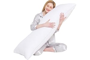 抱き枕 本体 160x50cm だきまくら大きいサイズ 体にフィット抱きまくら 等身大ロングピロー 高反発 縞模様ロング枕 妊婦 男女兼用 ROCYJULIN（ロシジュリン）