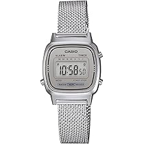 CASIO デジタル腕時計 シルバー メッシュバンド 60】【CASIO（カシオ）】デジタルミニ メッシュベルト（デジタル